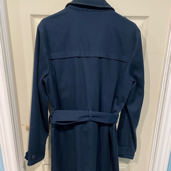 Topman Long Navy Jacket - Picture 3 of 3